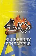 CIGARILLOS - 4K'S CIGARILLOS 4 FOR $1.39 BLUEBERRY PINEAPPLE